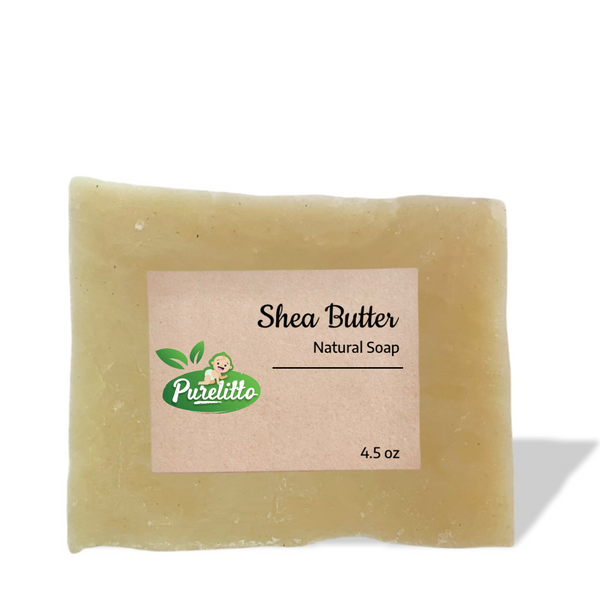 Shea Butter Natural Soap (4.5 oz.) - Purelitto